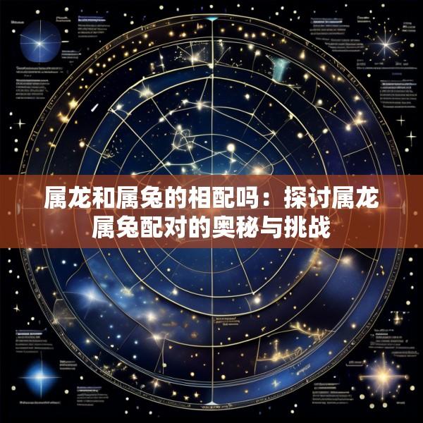 属龙和属兔的相配吗：探讨属龙属兔配对的奥秘与挑战