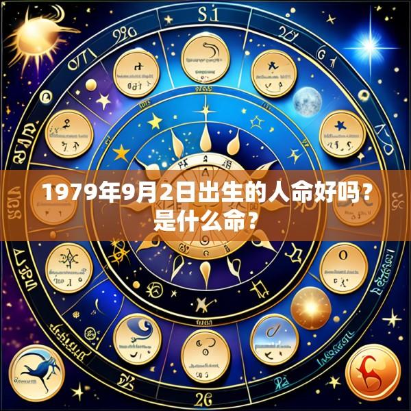 1979年9月2日出生的人命好吗？是什么命？
