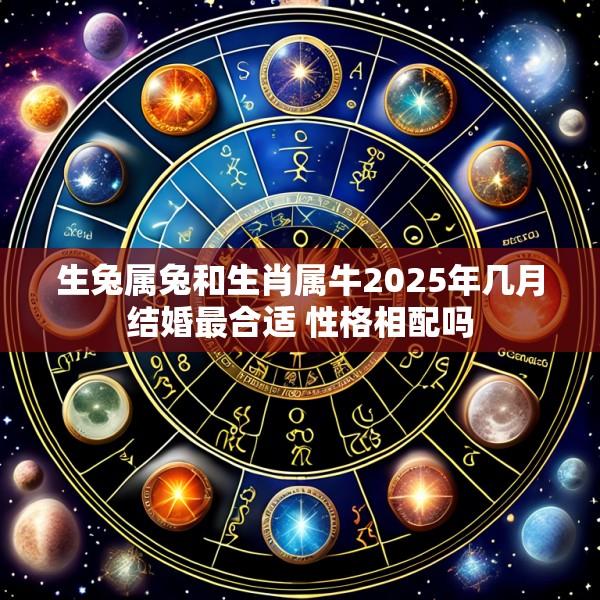 生兔属兔和生肖属牛2025年几月结婚最合适 性格相配吗