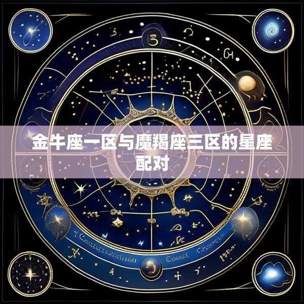 金牛座一区与魔羯座三区的星座配对