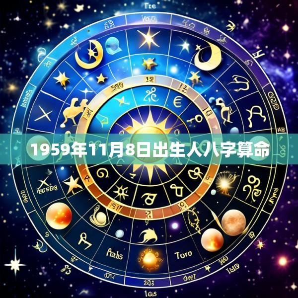 1959年11月8日出生人八字算命