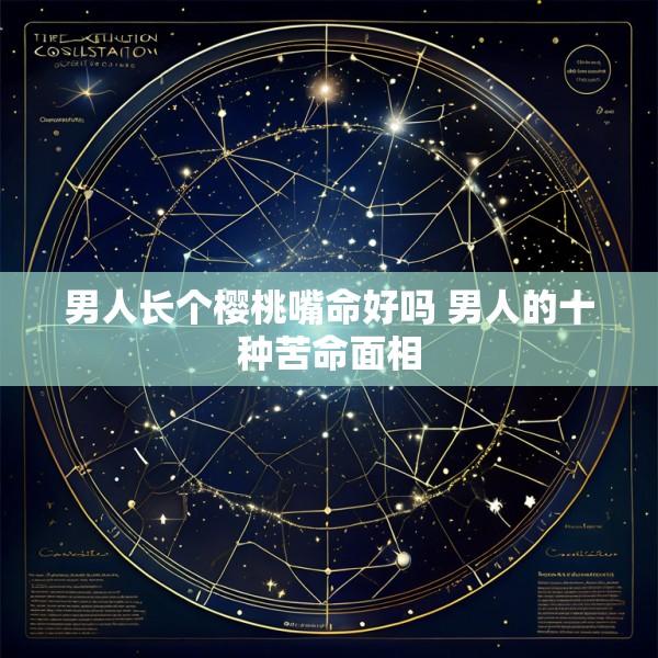 男人长个樱桃嘴命好吗 男人的十种苦命面相