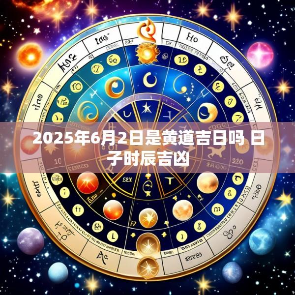 2025年6月2日是黄道吉日吗 日子时辰吉凶