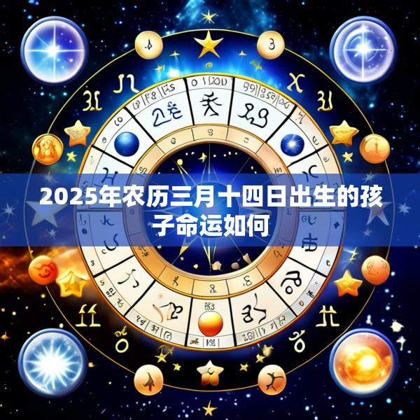 2025年农历三月十四日出生的孩子命运如何