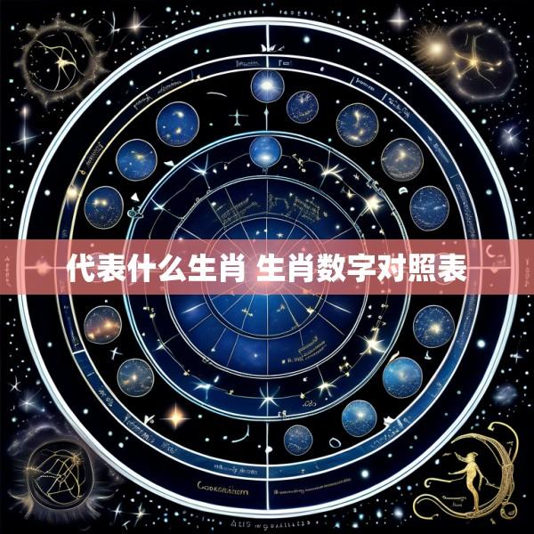 代表什么生肖 生肖数字对照表