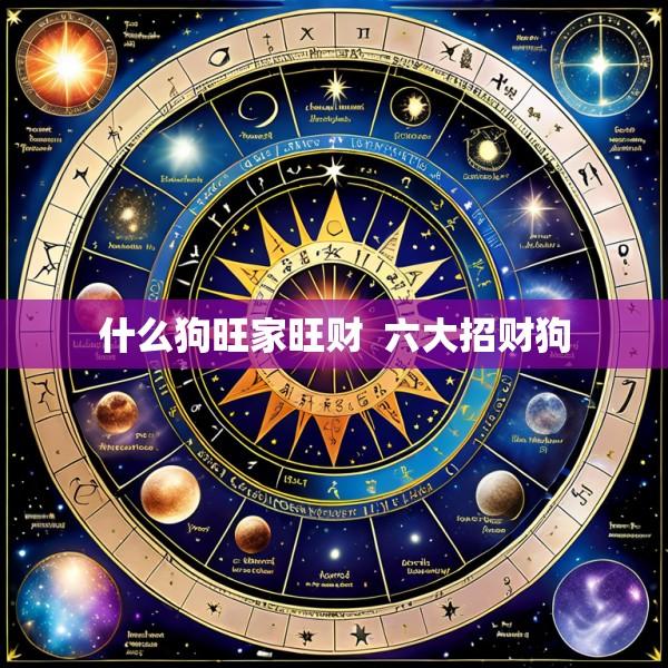 什么狗旺家旺财  六大招财狗