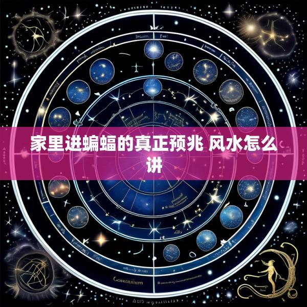 家里进蝙蝠的真正预兆 风水怎么讲