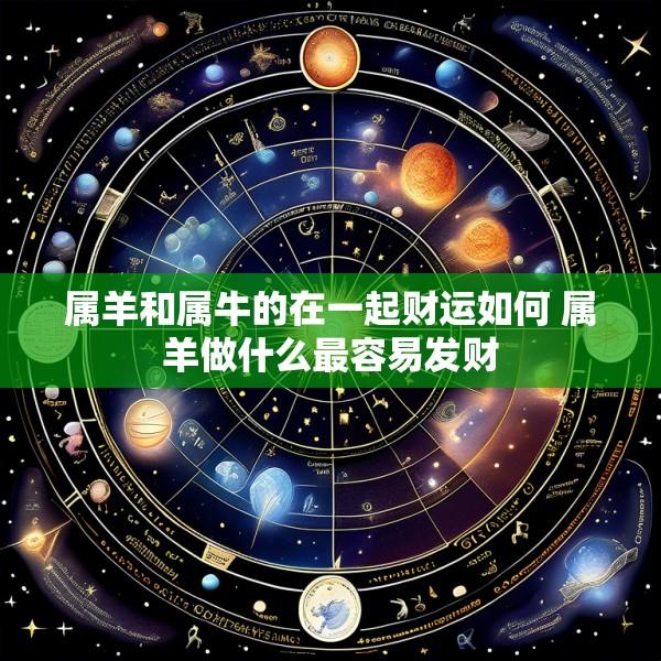 属羊和属牛的在一起财运如何 属羊做什么最容易发财
