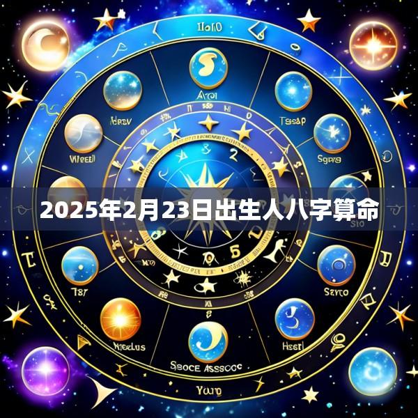 2025年2月23日出生人八字算命