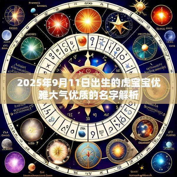 2025年9月11日出生的虎宝宝优雅大气优质的名字解析