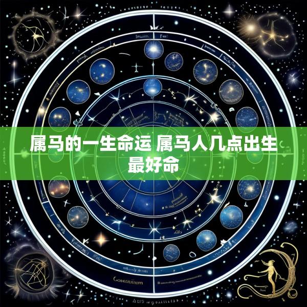 属马的一生命运 属马人几点出生最好命