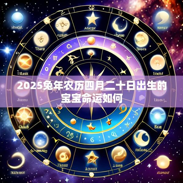 2025兔年农历四月二十日出生的宝宝命运如何