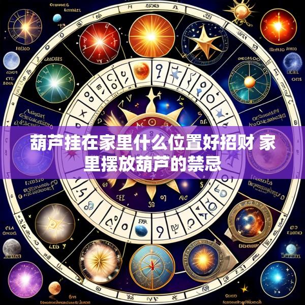葫芦挂在家里什么位置好招财 家里摆放葫芦的禁忌