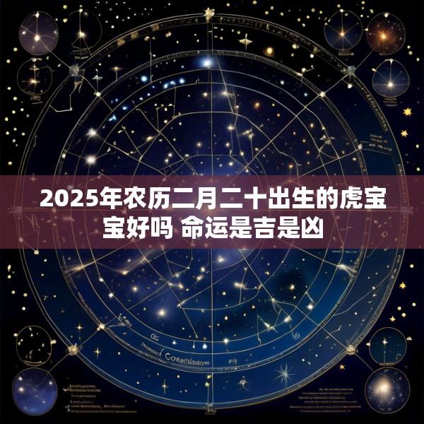 2025年农历二月二十出生的虎宝宝好吗 命运是吉是凶