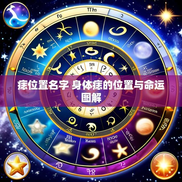 痣位置名字 身体痣的位置与命运图解