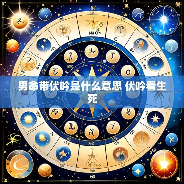 男命带伏吟是什么意思 伏吟看生死