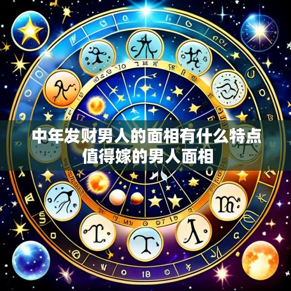 中年发财男人的面相有什么特点 值得嫁的男人面相