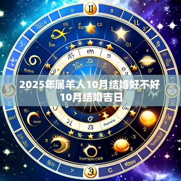 2025年属羊人10月结婚好不好 10月结婚吉日