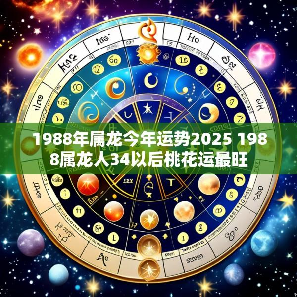 1988年属龙今年运势2025 1988属龙人34以后桃花运最旺