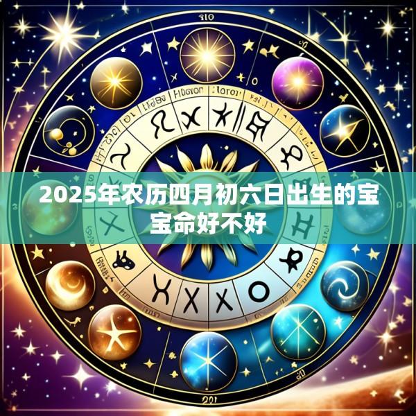 2025年农历四月初六日出生的宝宝命好不好