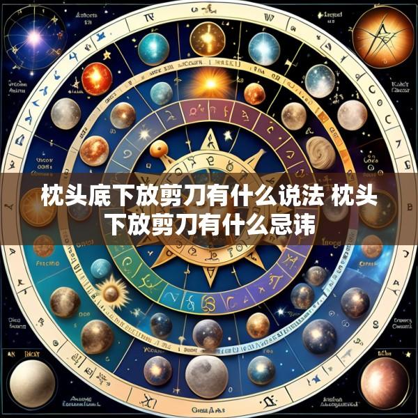 枕头底下放剪刀有什么说法 枕头下放剪刀有什么忌讳