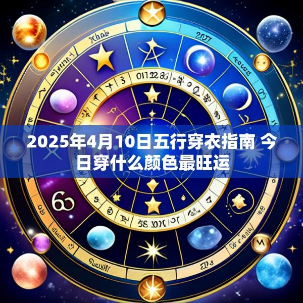 2025年4月10日五行穿衣指南 今日穿什么颜色最旺运