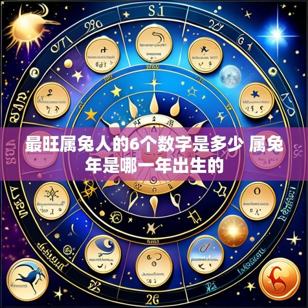 最旺属兔人的6个数字是多少 属兔年是哪一年出生的