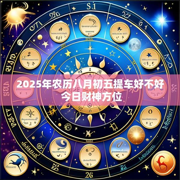 2025年农历八月初五提车好不好 今日财神方位