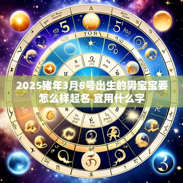 2025猪年3月8号出生的男宝宝要怎么样起名 宜用什么字
