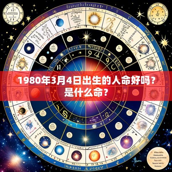 1980年3月4日出生的人命好吗？是什么命？