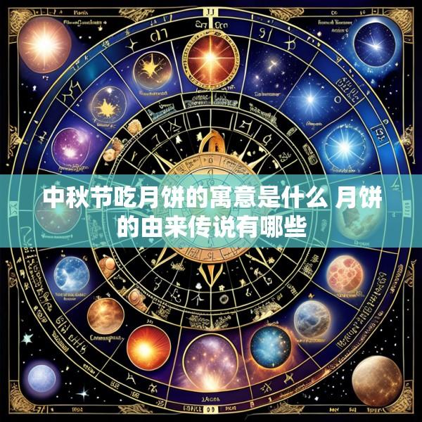 中秋节吃月饼的寓意是什么 月饼的由来传说有哪些