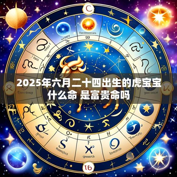 2025年六月二十四出生的虎宝宝什么命 是富贵命吗