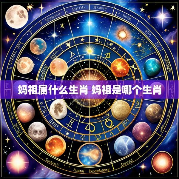 妈祖属什么生肖 妈祖是哪个生肖