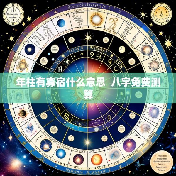 年柱有寡宿什么意思  八字免费测算