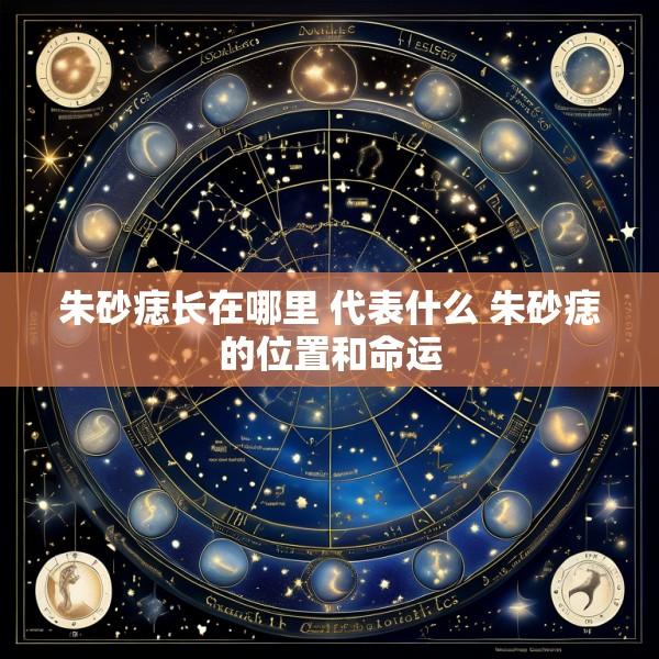 朱砂痣长在哪里 代表什么 朱砂痣的位置和命运