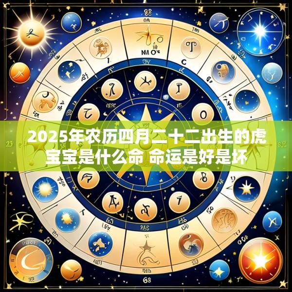 2025年农历四月二十二出生的虎宝宝是什么命 命运是好是坏
