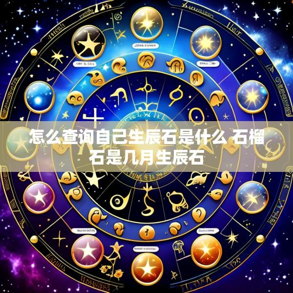 怎么查询自己生辰石是什么 石榴石是几月生辰石