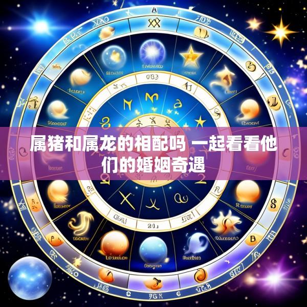 属猪和属龙的相配吗 一起看看他们的婚姻奇遇