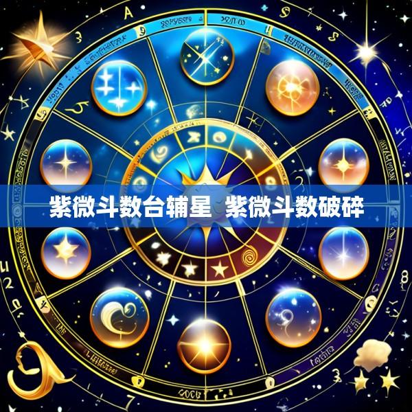 紫微斗数台辅星  紫微斗数破碎