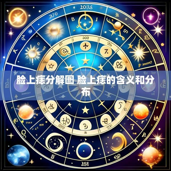 脸上痣分解图 脸上痣的含义和分布