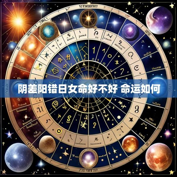 阴差阳错日女命好不好 命运如何