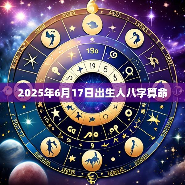 2025年6月17日出生人八字算命