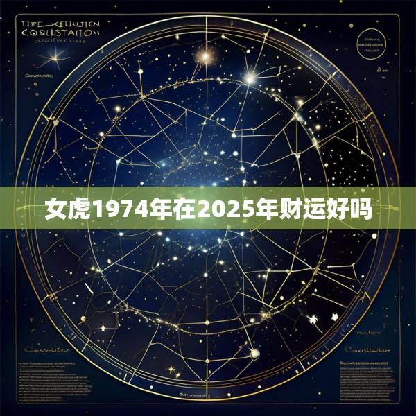 女虎1974年在2025年财运好吗