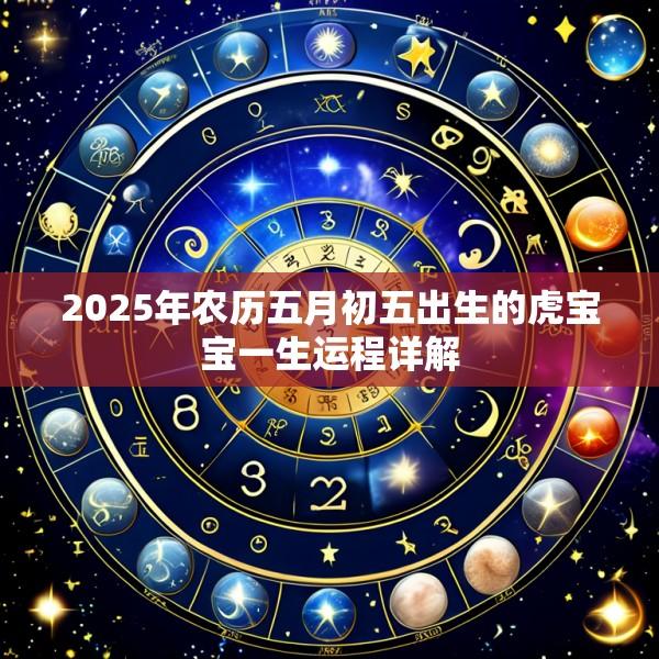 2025年农历五月初五出生的虎宝宝一生运程详解