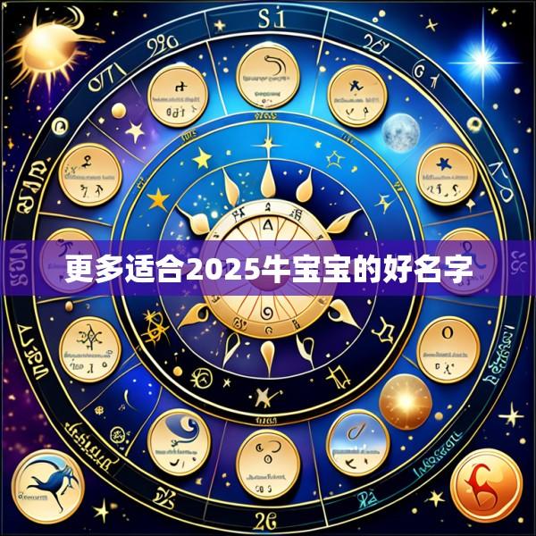 更多适合2025牛宝宝的好名字