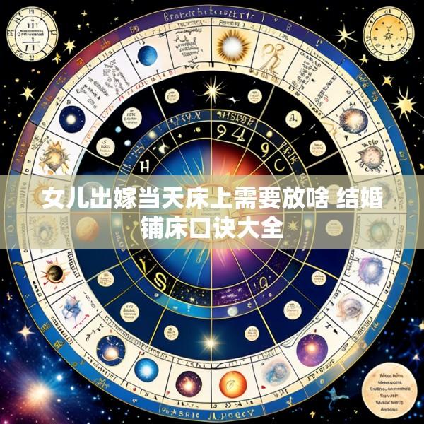 女儿出嫁当天床上需要放啥 结婚铺床口诀大全