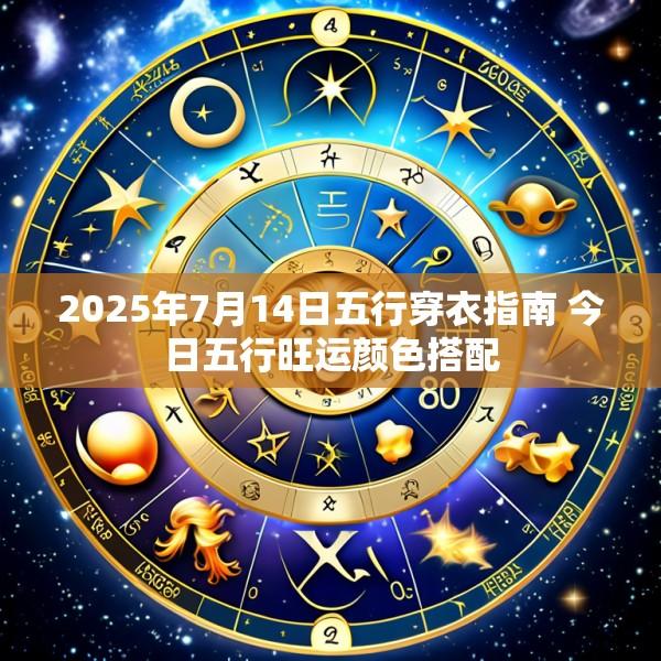 2025年7月14日五行穿衣指南 今日五行旺运颜色搭配
