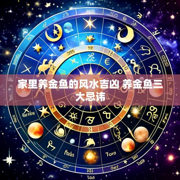 家里养金鱼的风水吉凶 养金鱼三大忌讳