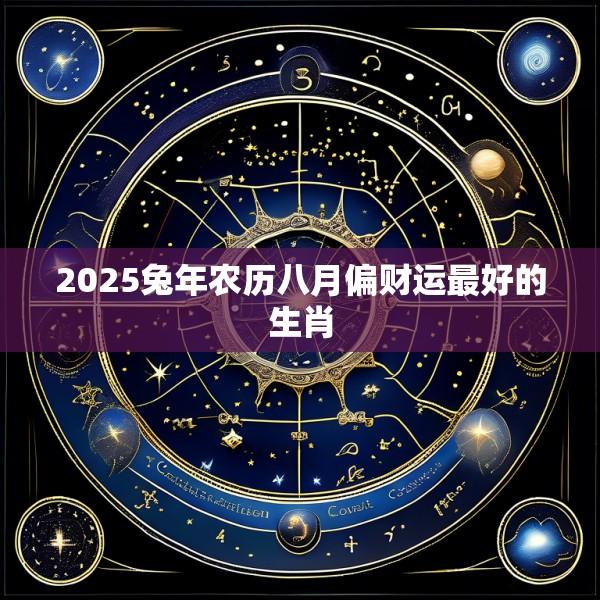 2025兔年农历八月偏财运最好的生肖