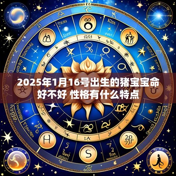 2025年1月16号出生的猪宝宝命好不好 性格有什么特点